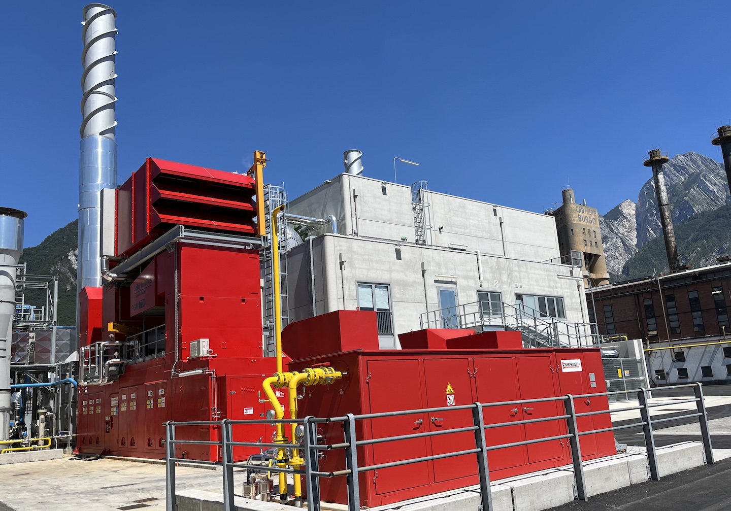 The new cogeneration plant of the Tolmezzo paper mill is up and running